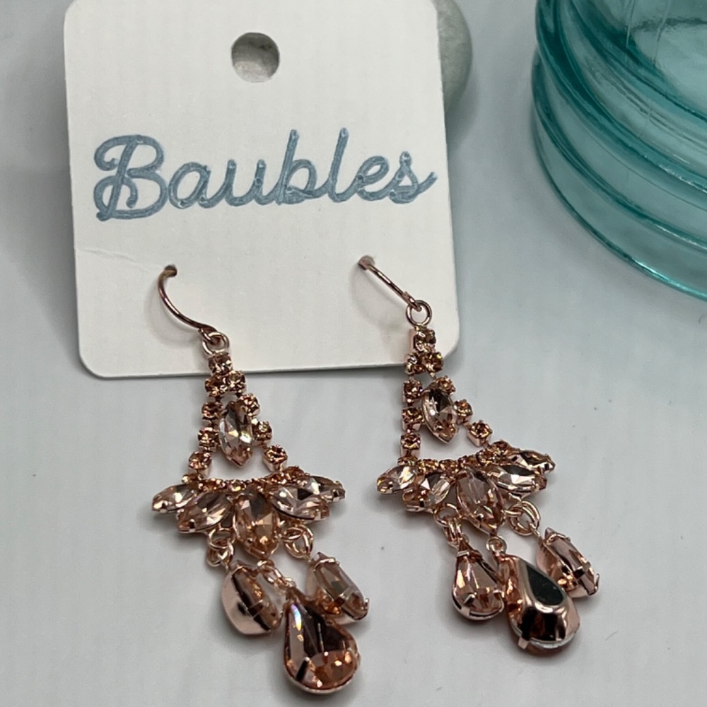 Baubles Chandelier Austrian Crystal Silver Earrings $12 EA or Bundle 3/$20